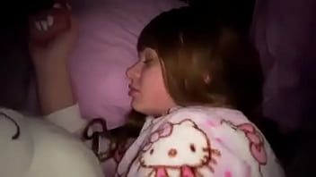 play He pulls her to sleep until he wakes her up