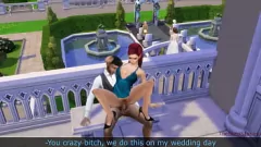 play La indiscreción prematrimonial del novio engañando a la cámara: los Sims 4